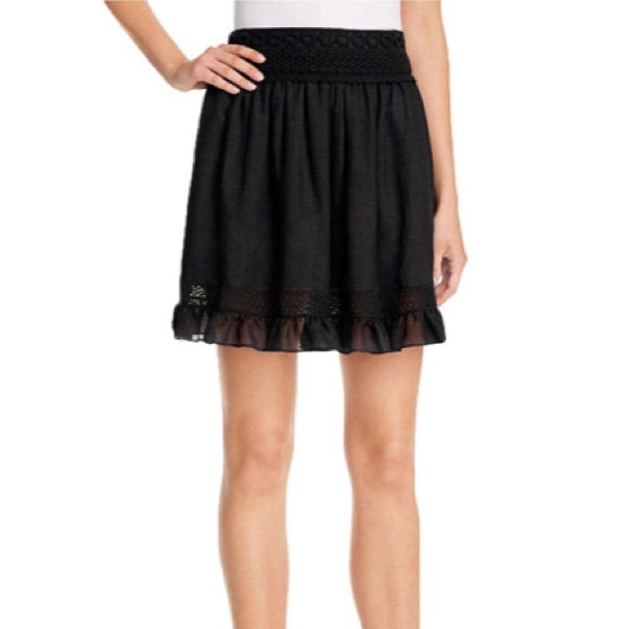 Alexander McQueen Dresses & Skirts - NEW McQ by Alexander McQueen Lace Trim Mini Skirt